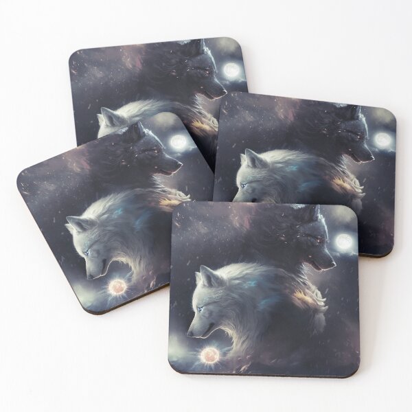 Item preview, Skoll and Hati designed and sold by ikaruna.