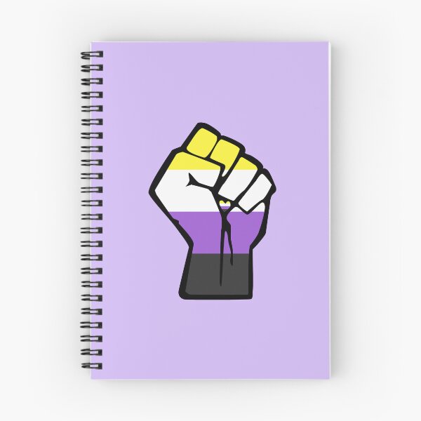 Item preview, Nonbinary Pride Solidarity Fist designed and sold by everything4eva.