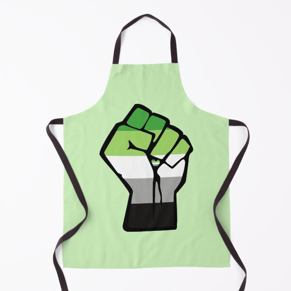 Item preview, Aromantic Pride Solidarity Fist designed and sold by everything4eva.