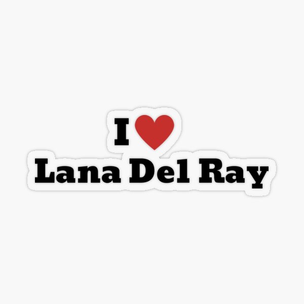 Lana Del Rey ID Sticker Small – Dream Girls World