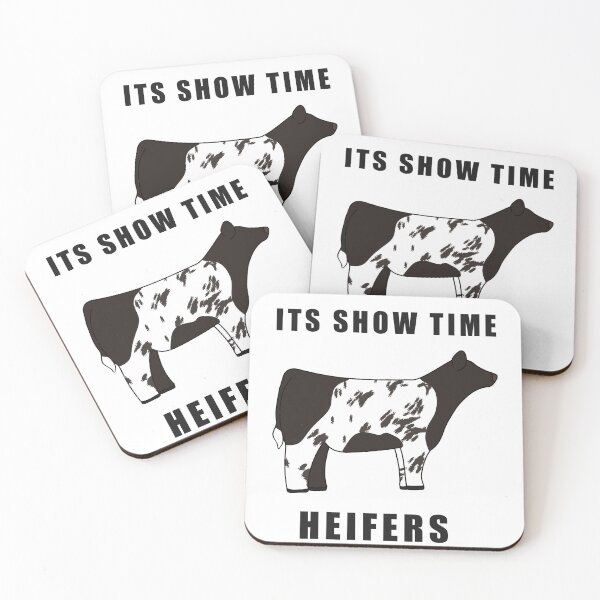 Item preview, ITS SHOW TIME HEIFERS Brown and white designed and sold by Horsequeenozie.