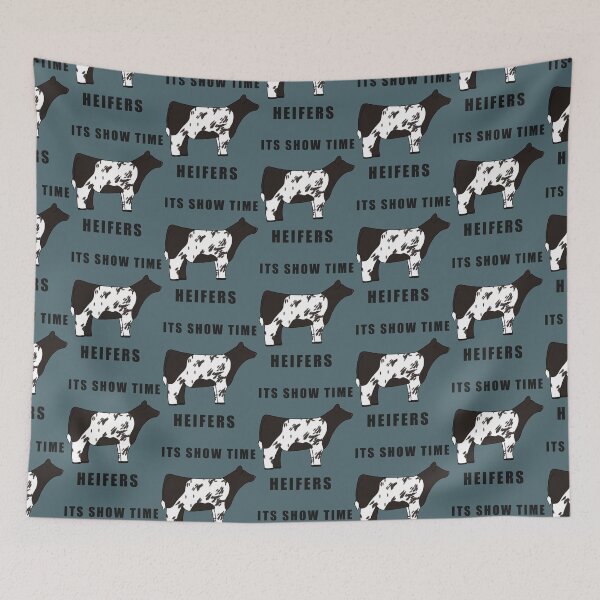 Item preview, ITS SHOW TIME HEIFERS Brown and white designed and sold by Horsequeenozie.