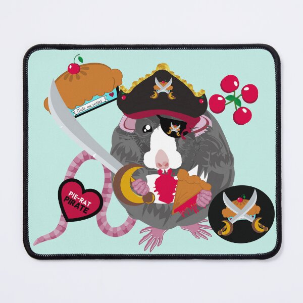 Item preview, Pie-Rat Pirate VS cherry pie ARRRR!  designed and sold by CuddlyPeas.