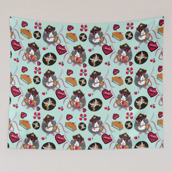Item preview, Pie-Rat Pirate VS cherry pie ARRRR!  designed and sold by CuddlyPeas.