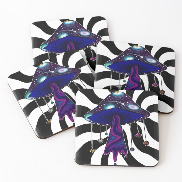 Item preview, psychedelic space mushroom designed and sold by aahanana.