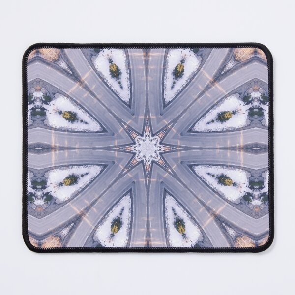 Item preview, Winter Road Aerial view Kaleidoscope pattern 6 designed and sold by Swabcraft.