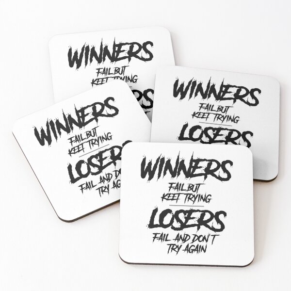 Item preview, Winners Fail But Keep Trying designed and sold by VectorDesigner.