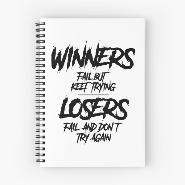 Item preview, Winners Fail But Keep Trying designed and sold by VectorDesigner.