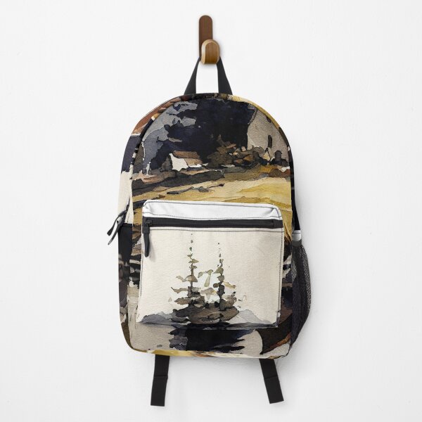 Item preview, Valley and river landscape designed and sold by Paninato.