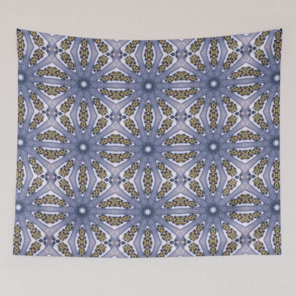 Artikelvorschau, Winter Road Aerial view Kaleidoscope pattern 8 entworfen und verkauft von Swabcraft.
