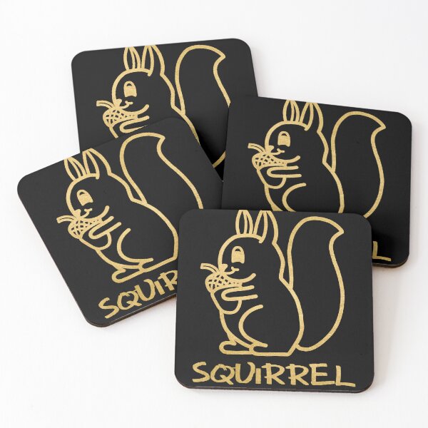 Item preview, Cute Little Baby Squirrel - Gold designed and sold by LadySquiggle.