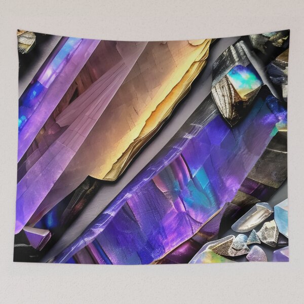 Item preview, Geology 101 Part Nine Rock Hound Desk Abstract art designed and sold by Glimmersmith.