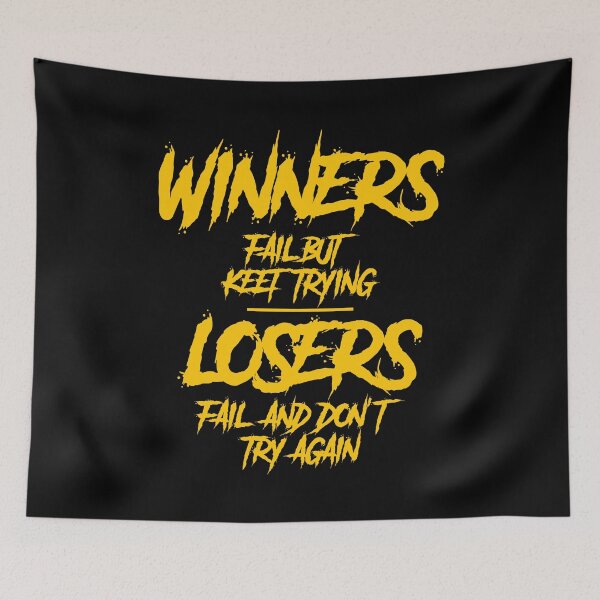 Item preview, Winners Fail But Keep Trying designed and sold by VectorDesigner.