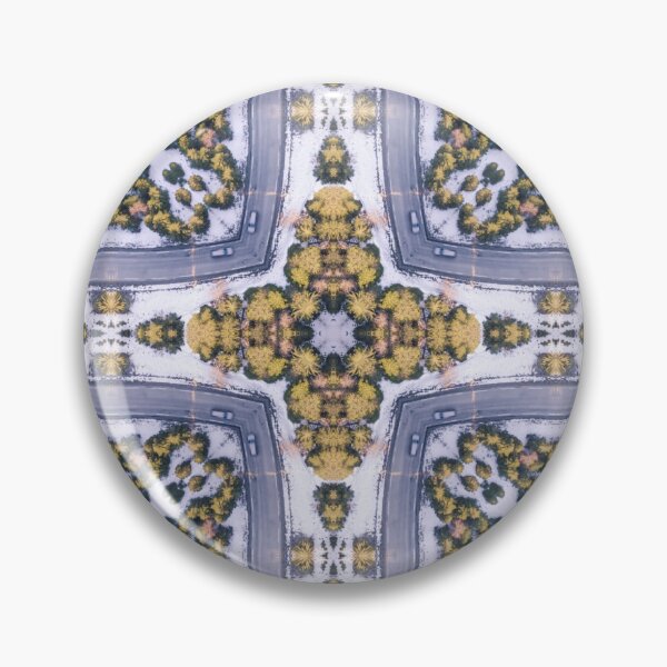 Item preview, Winter Road Aerial view Kaleidoscope pattern 12 designed and sold by Swabcraft.