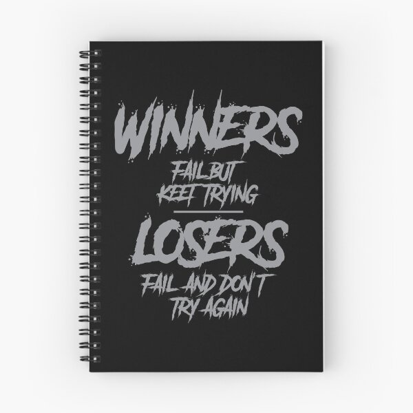 Item preview, Winners Fail But Keep Trying designed and sold by VectorDesigner.