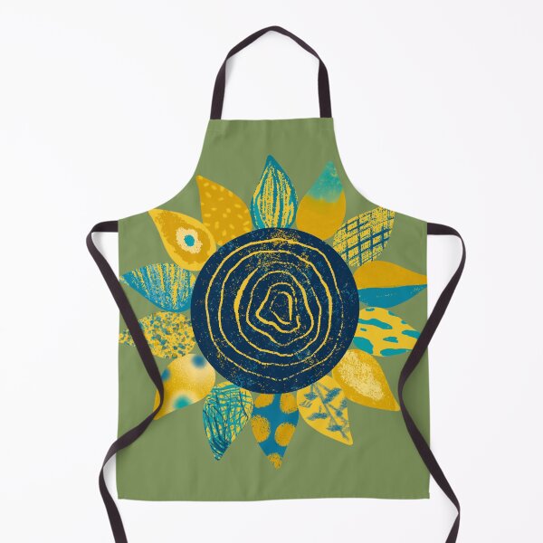 Item preview, Abstract Sunflower Print designed and sold by Wentoo.