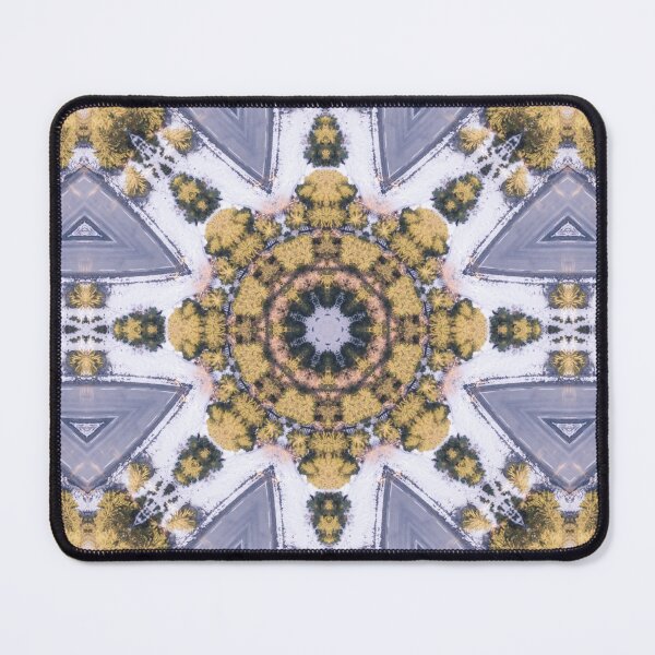 Item preview, Winter Road Aerial view Kaleidoscope pattern 14 designed and sold by Swabcraft.