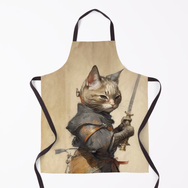 Item preview, Female Samurai Kitten 1 designed and sold by PrintedBeat.