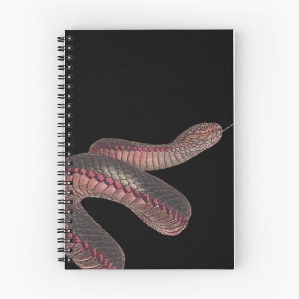 Item preview, The red-bellied black snake (Pseudechis porphyriacus) - on Black designed and sold by boltjesdesign.