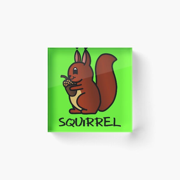 Item preview, Cute Little Baby Squirrel - Colour designed and sold by LadySquiggle.