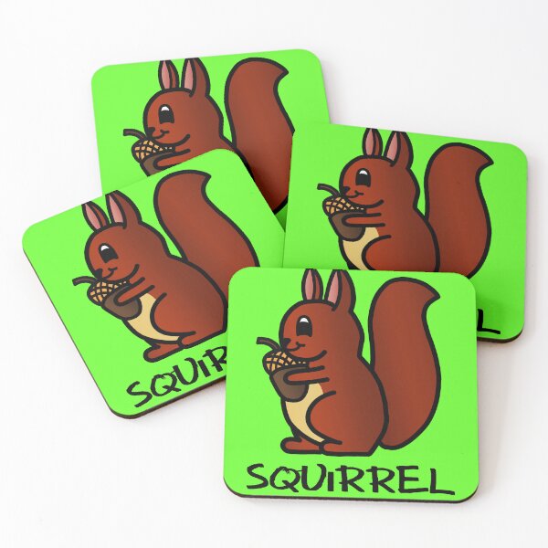Item preview, Cute Little Baby Squirrel - Colour designed and sold by LadySquiggle.