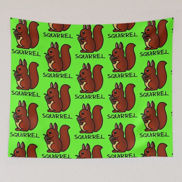 Item preview, Cute Little Baby Squirrel - Colour designed and sold by LadySquiggle.
