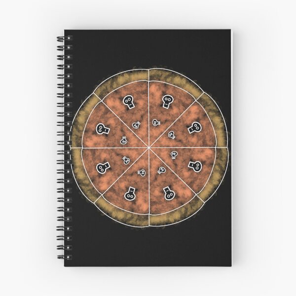 Item preview, Skull Pizza designed and sold by ExploredThought.