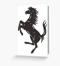Ferarri Logo Merchandise Greeting Card