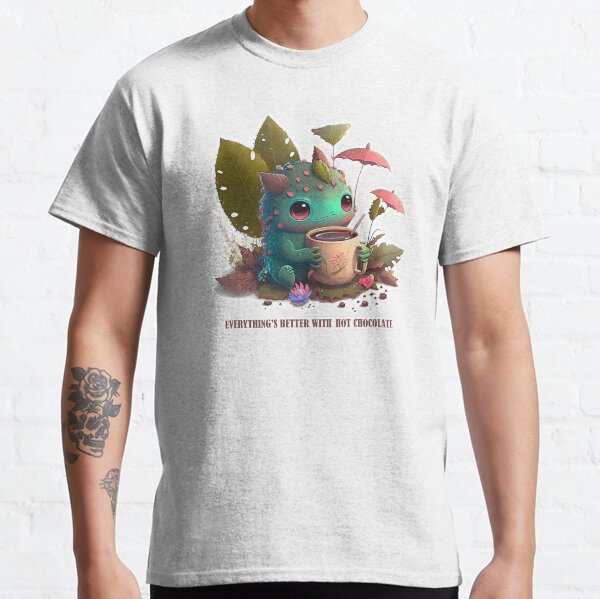 Item preview, Cute Creature with Hot Chocolate #1 designed and sold by quicksilversun.