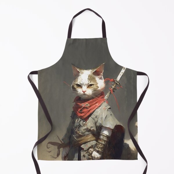 Item preview, Female Samurai Kitten 2 designed and sold by PrintedBeat.