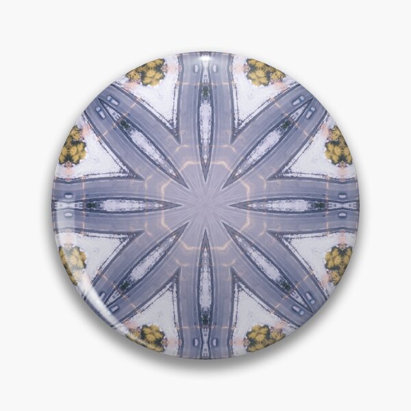 Item preview, Winter Road Aerial view Kaleidoscope pattern 17 designed and sold by Swabcraft.