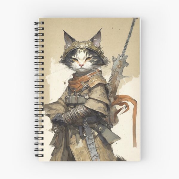 Item preview, Female Samurai Kitten 3 designed and sold by PrintedBeat.