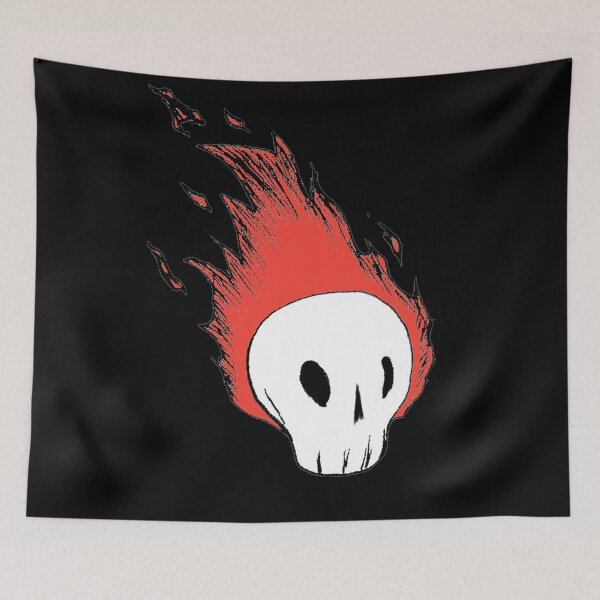 Item preview, flaming skull (esmerelda) designed and sold by RobotPizzaGuy.