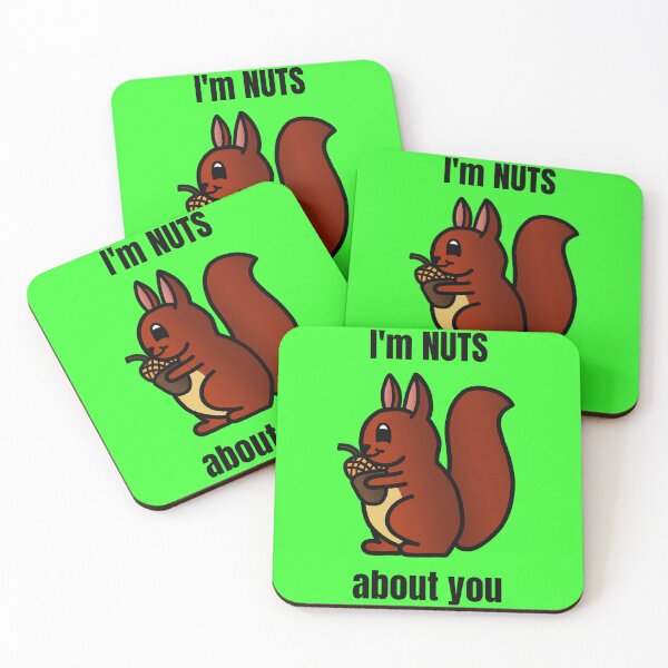 Item preview, I'm NUTS About You - Cute Little Baby Squirrel designed and sold by LadySquiggle.