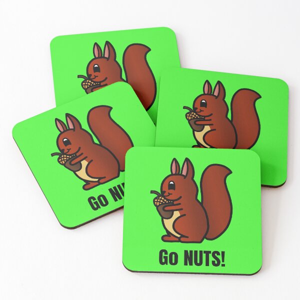 Item preview, Go NUTS! - Cute Little Baby Squirrel designed and sold by LadySquiggle.