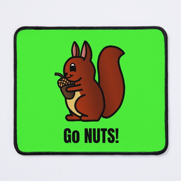 Item preview, Go NUTS! - Cute Little Baby Squirrel designed and sold by LadySquiggle.