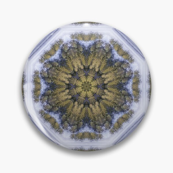 Item preview, Winter Road Aerial view Kaleidoscope pattern 25 designed and sold by Swabcraft.