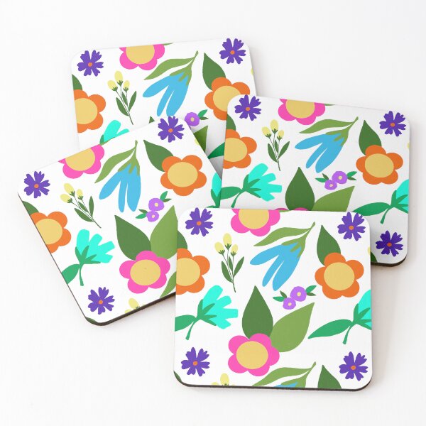 Item preview, Colorful florals - large designed and sold by PrettywithColor.