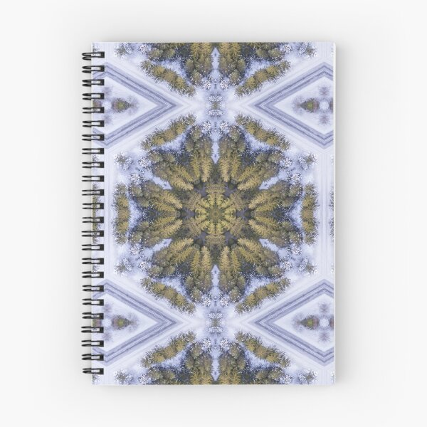 Item preview, Winter Road Aerial view Kaleidoscope pattern 26 designed and sold by Swabcraft.