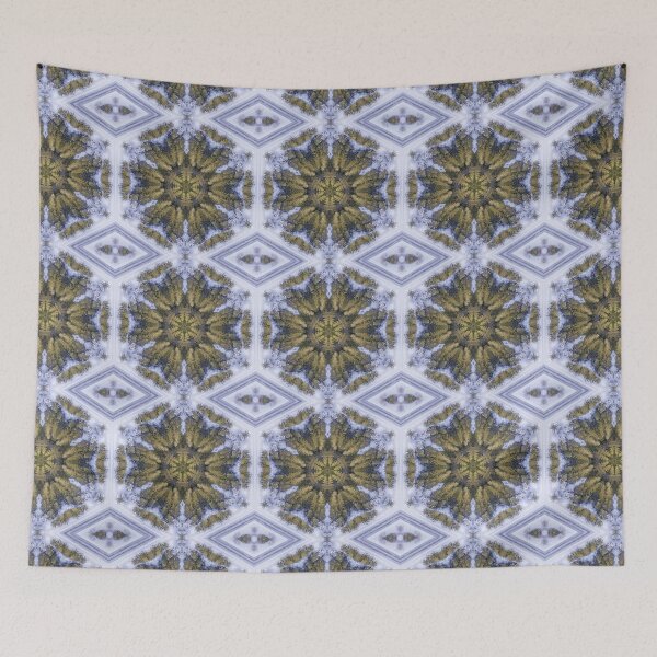 Item preview, Winter Road Aerial view Kaleidoscope pattern 26 designed and sold by Swabcraft.
