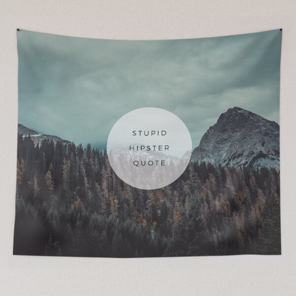 Item preview, Stupid Hipster Quote designed and sold by SingerNZ.