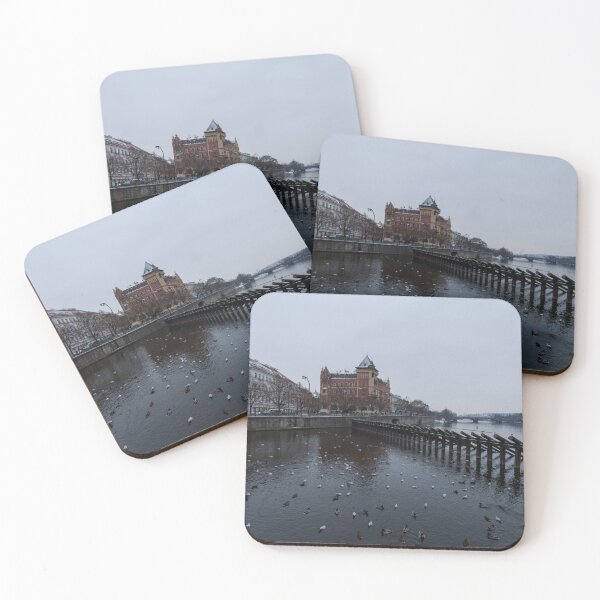 Item preview, Prague wooden barrier on Vltava river designed and sold by rawshutterbug.