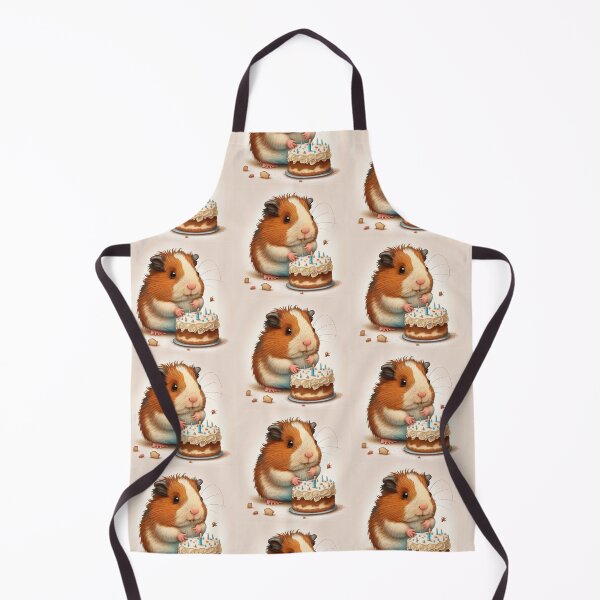 Item preview, Cute Guinea Pig with Brithday Cake designed and sold by ArielAutoArt.
