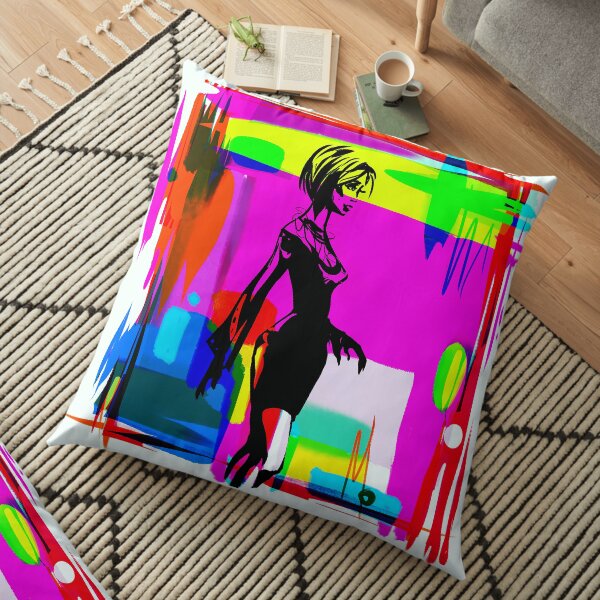 fashionista Floor Pillow