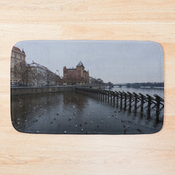 Item preview, Prague wooden barrier on Vltava river designed and sold by rawshutterbug.