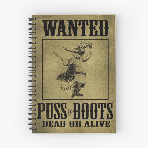 Item preview, Puss in Boots Wanted Poster designed and sold by ChineseWeebster.