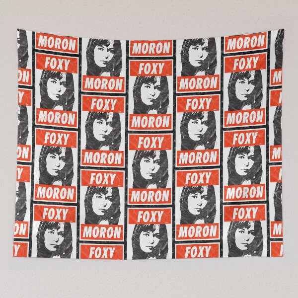 Item preview, Foxy Moron - White Distressed Look designed and sold by risible.