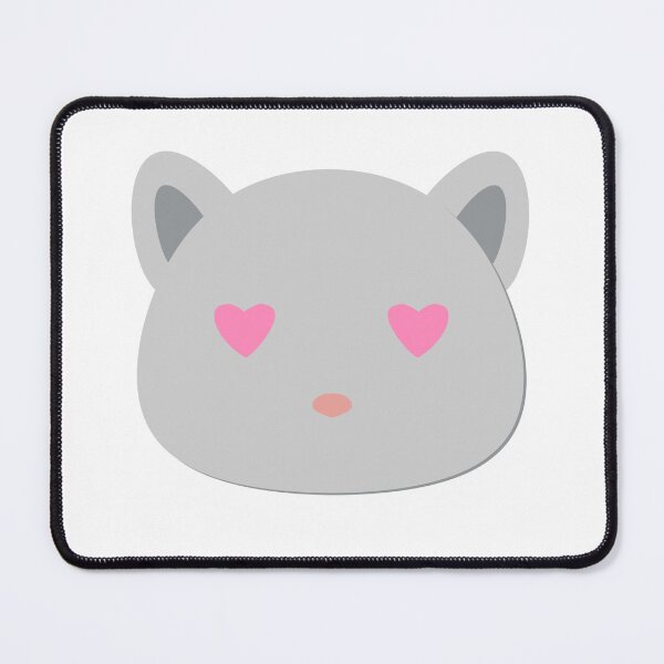 Item preview, a sweet gray cat with an expression of love designed and sold by MasBlangkon-Art.