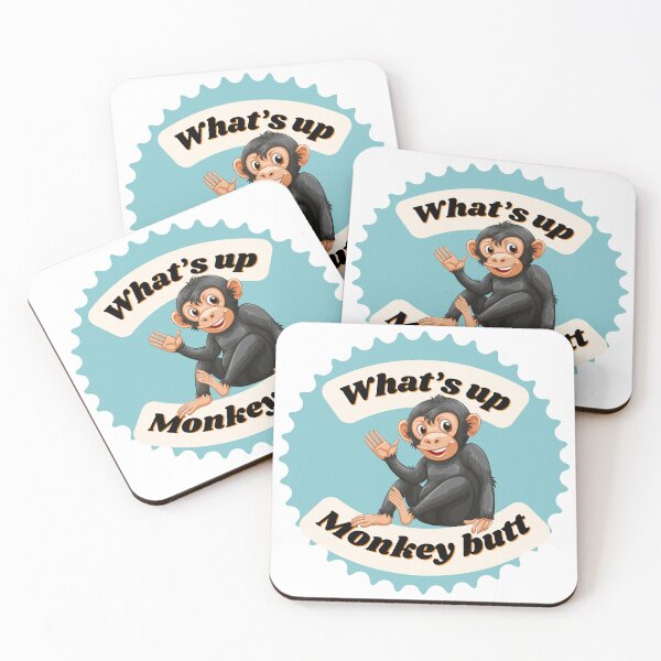 Item preview, What’s Up Monkey Butt?  designed and sold by Fhfarms.