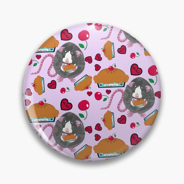 Item preview, PIE-RAT in love and his cherry pie designed and sold by CuddlyPeas.